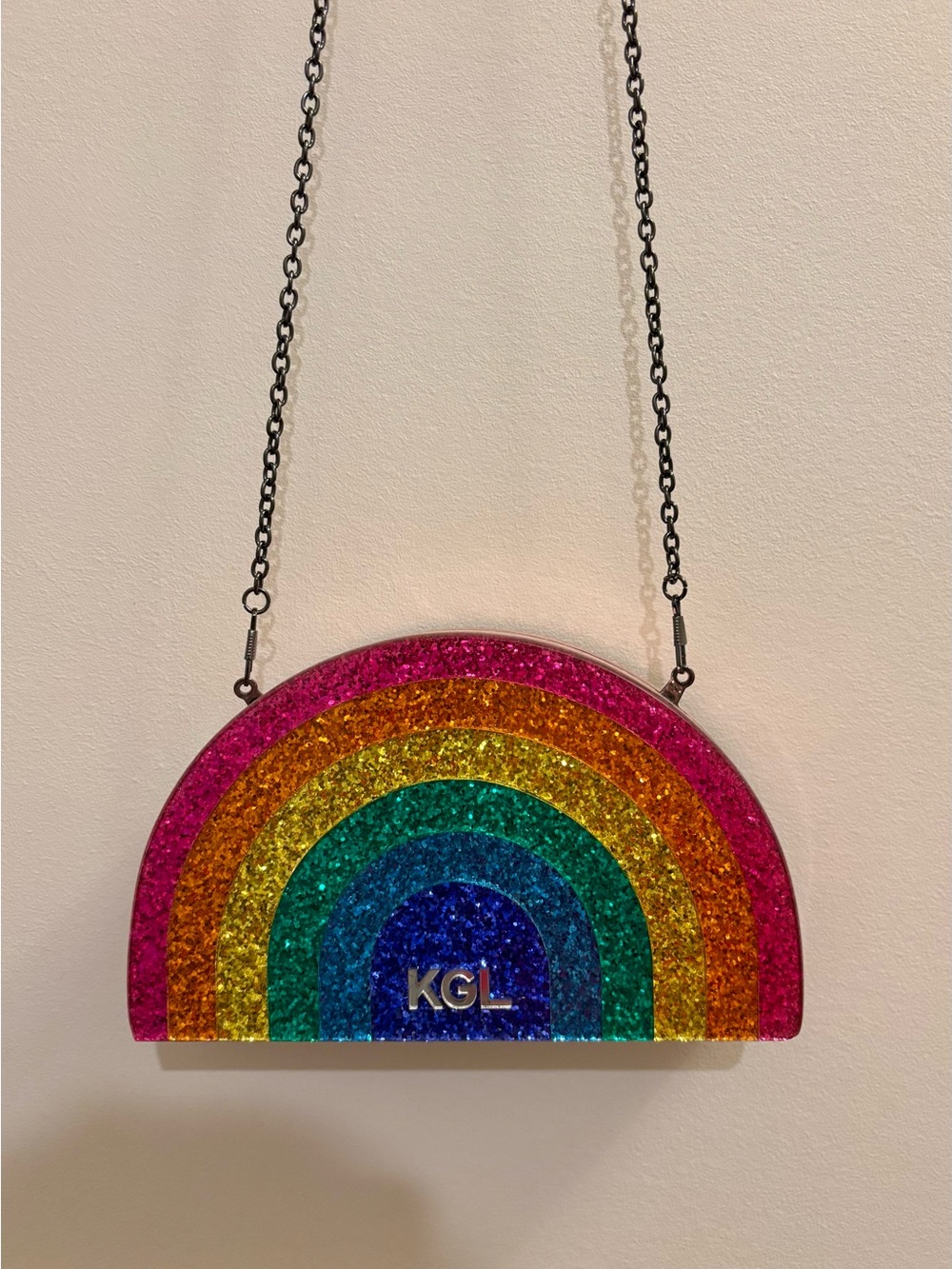 Kurt Geiger Glitter Rainbow Mini Crossbody - Multicolor